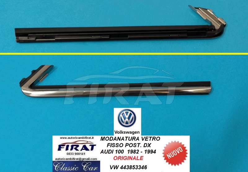 MODANATURA VETRO FISSO AUDI 100 82-94 POST.DX (443853346)